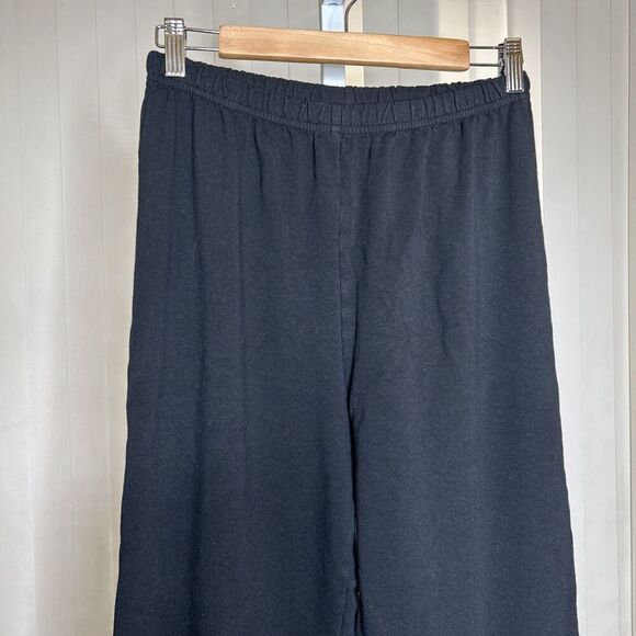 Bryn Walker Womens Black Sweatpants Pull On Bamboo Organic Cotton Black Size M - Picture 2 of 7
